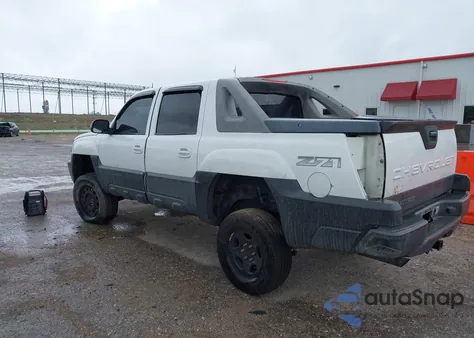 2003 Chevrolet Avalanche из США, поврежденный, VIN 3GNEK13T93G142382